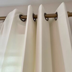 Pottery Barn Cameron Cotton Grommet Drapery Panels (2)